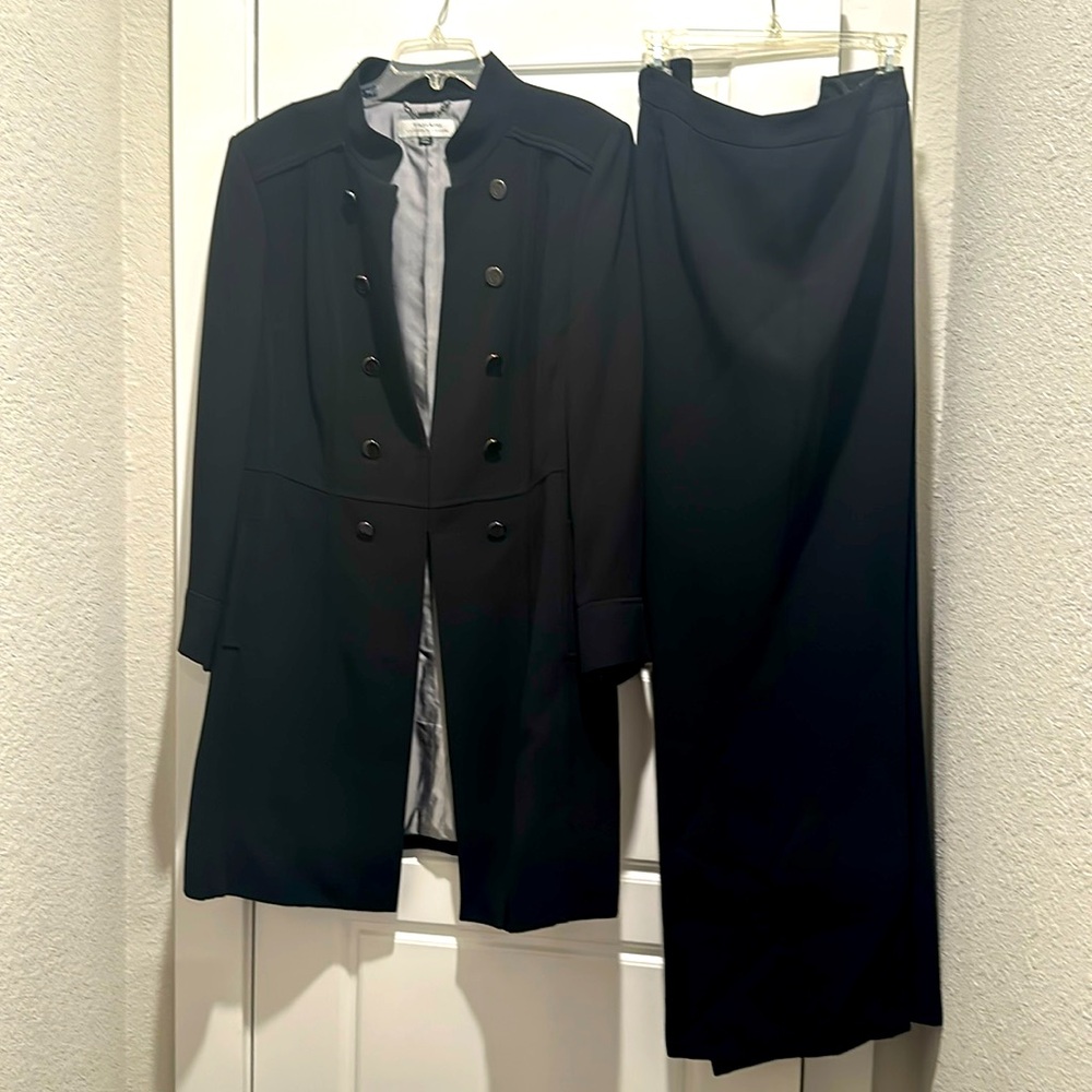 Two piece black suit